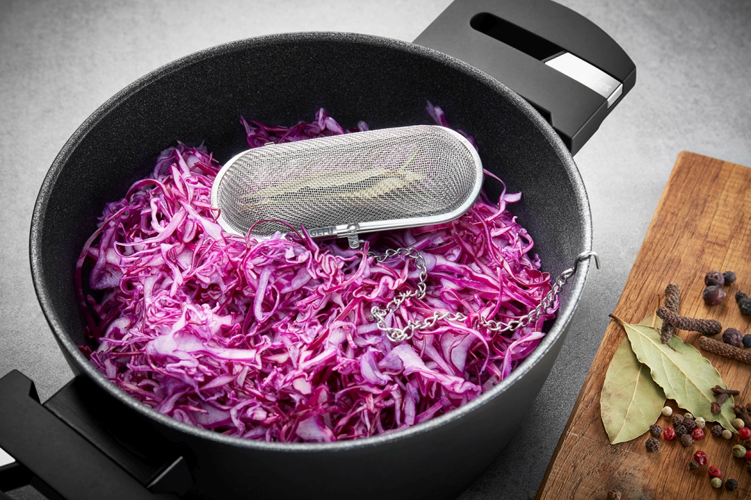 GEFU Gewürzsieb INFUSIO in Farbe silber