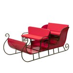 Boltze Dekoaufsteller Trineo in Eisen pulverbeschichtet, Schlitten