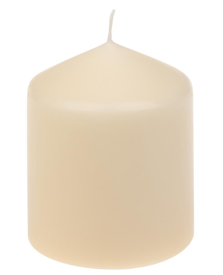 Gebr. Steinhart Stumpenkerze in Farbe Creme