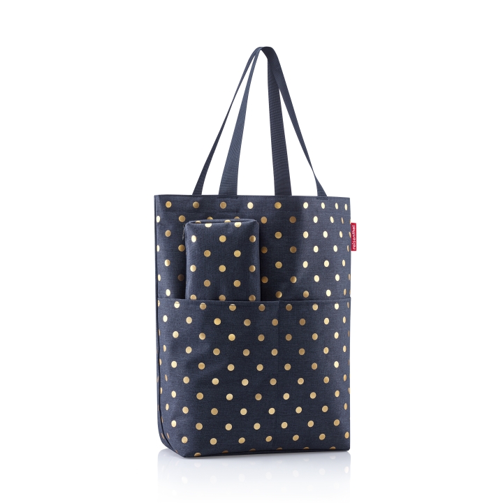 Reisenthel CITYSHOPPER 2 SET #1 in Farbe metallic dots blue, Tasche, Tragetasche, Zubehör, Handtasche
