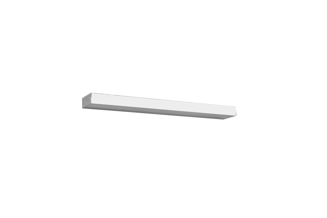 Trio LED-Wandleuchte ROCCO in chrom, Glas Acryl weiß