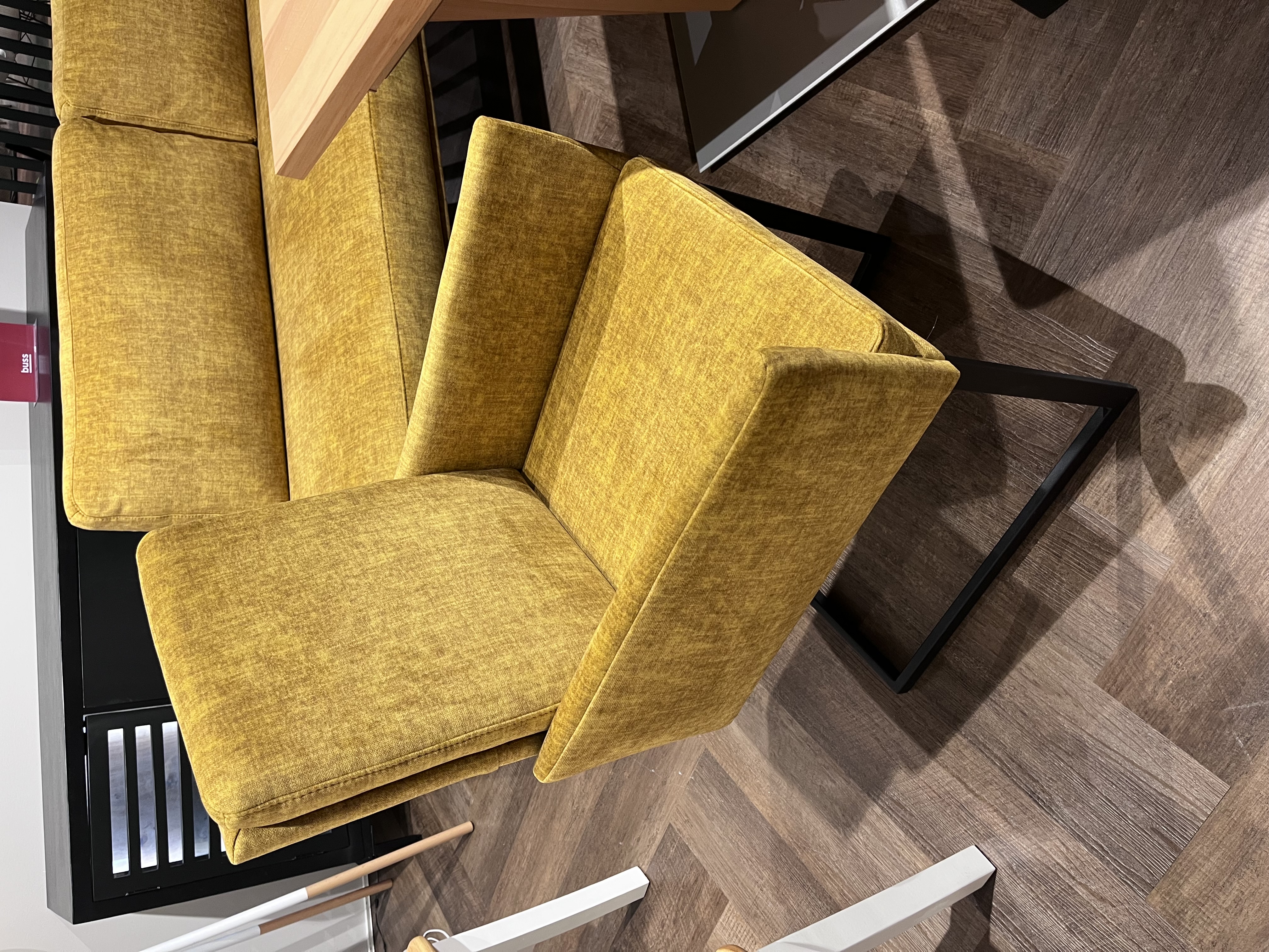 K + W Eckbankgruppe 4-tlg. GAVELLO in Stoff 0660-40 yellow