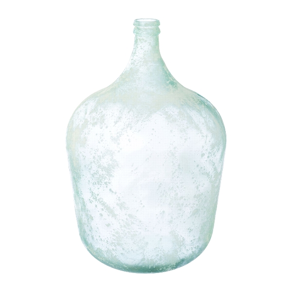 Vase ARTEMIS 37x37x56cm ARTEMIS in Grün Vase ARTEMIS 37x37x56cm ARTEMIS in Grün, gläserne Flasche, Vase, transparent, grüner Schimmer, runder Körper
