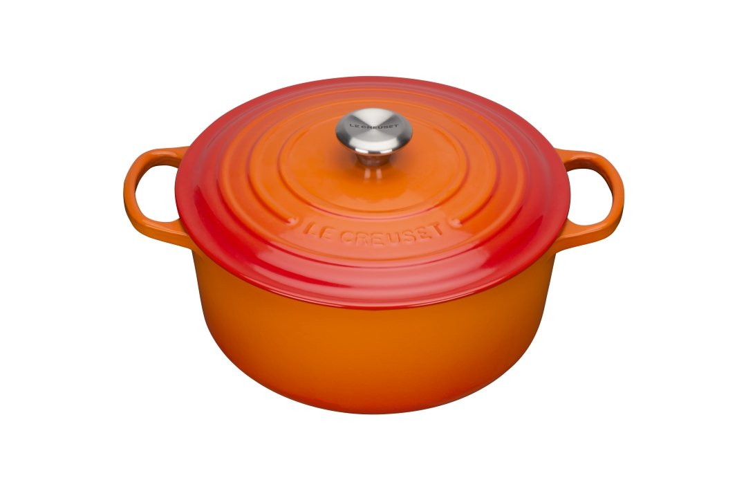 Le Creuset Bräter Ø ca. 22cm Ofenrot Rund Le Creuset Bräter Ø ca. 22cm Ofenrot Rund
