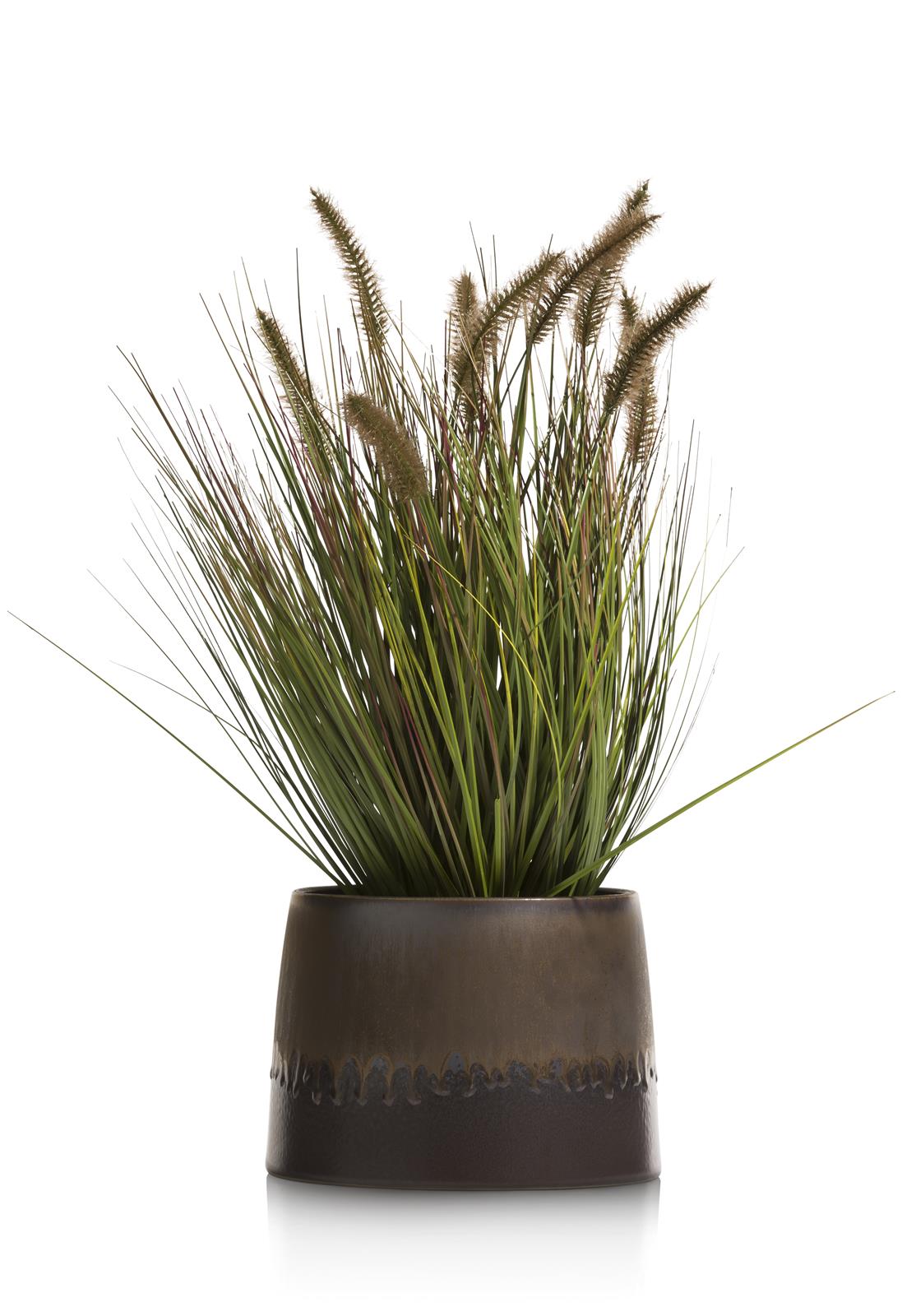 Coco Maison Blumentopf Lara 48015-GRY H17cm
