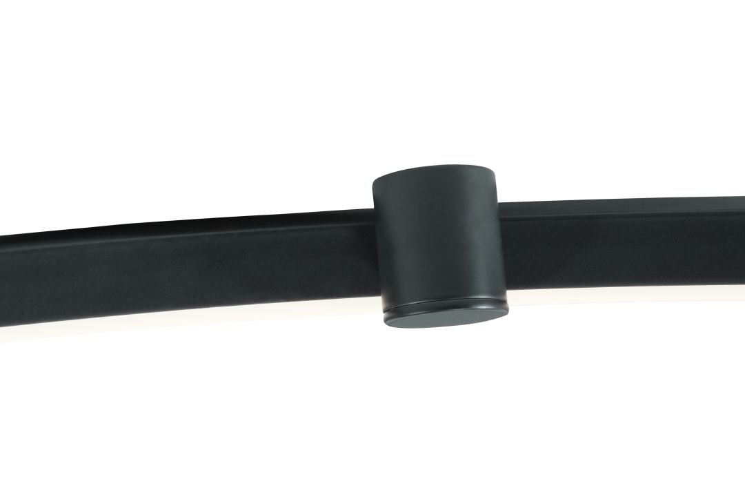 Global Technics LED-Wandleuchte SCOPELLO 1-flammig in Farbe schwarz, Stange, Gelenk, Schwarz, Metall, Barre