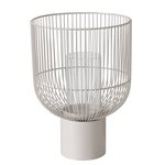 Boltze Windlicht Cindy H:35cm CINDY in Eisen pulverb./Klarglas