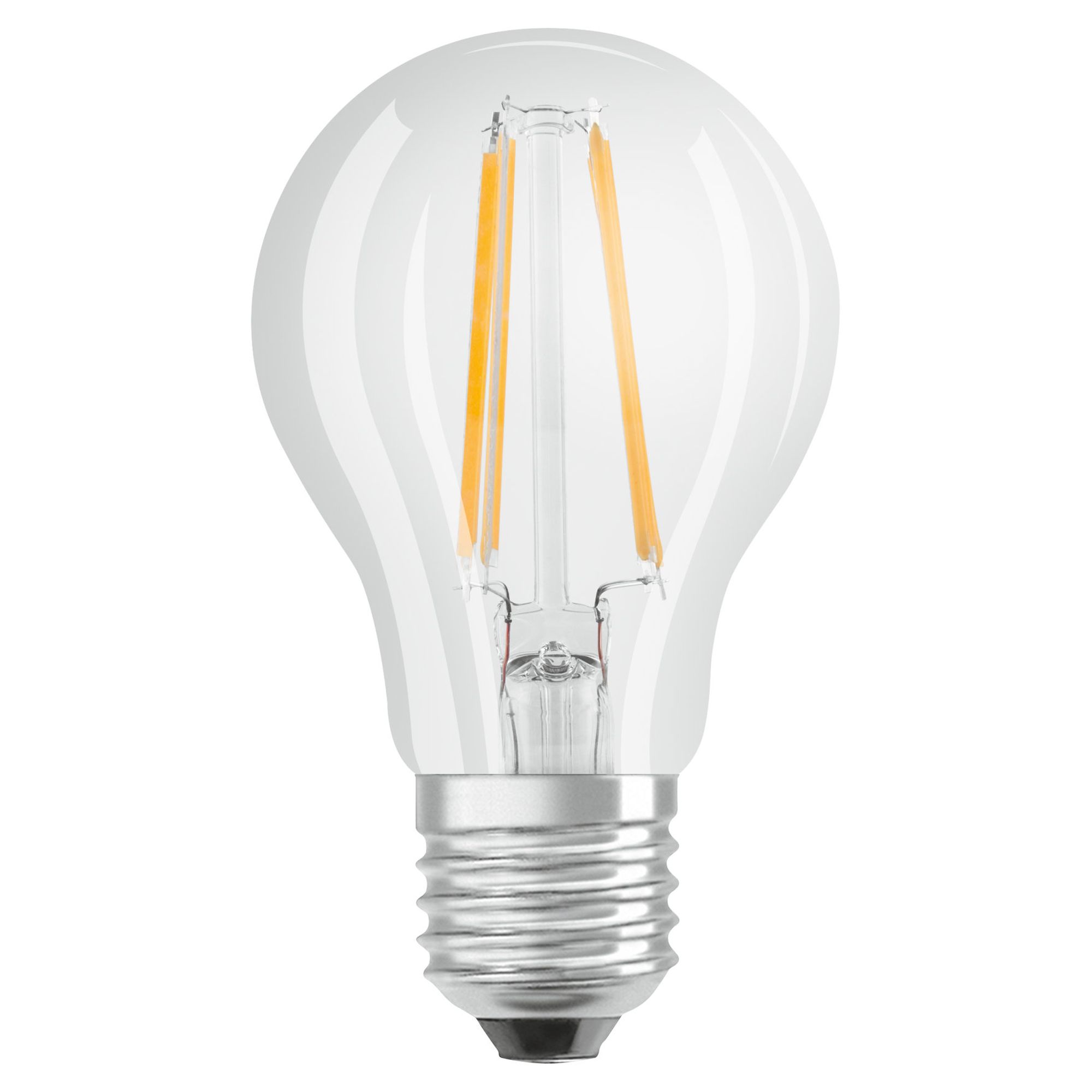 LEDVANCE Leuchtmittel BELLALUX CL A FILAMENT klar 60 6,5W/827 E27 M2