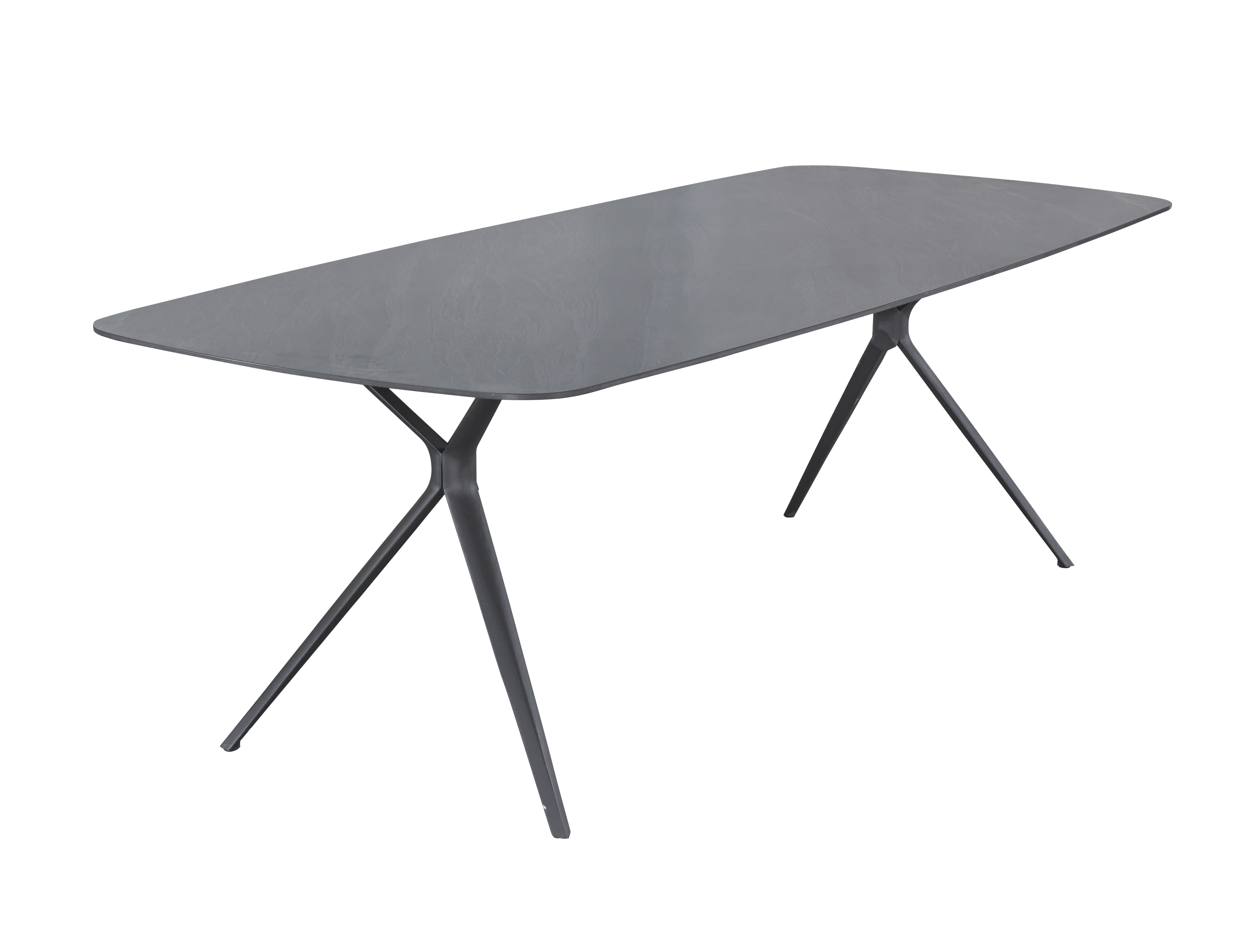 L.C. Wholesaler Tisch BARI ca. 240x100cm mit Platte aus Sintered stone anthrazit