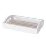 Boltze Tablett Conner in Farbe MDF weiß