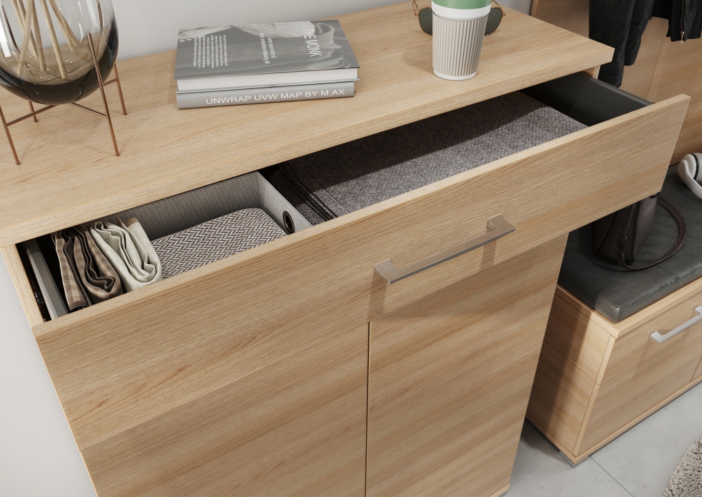 Germania Schuhschrank GW-Topix in Farbe Lindberg-Eiche-Nachbildung