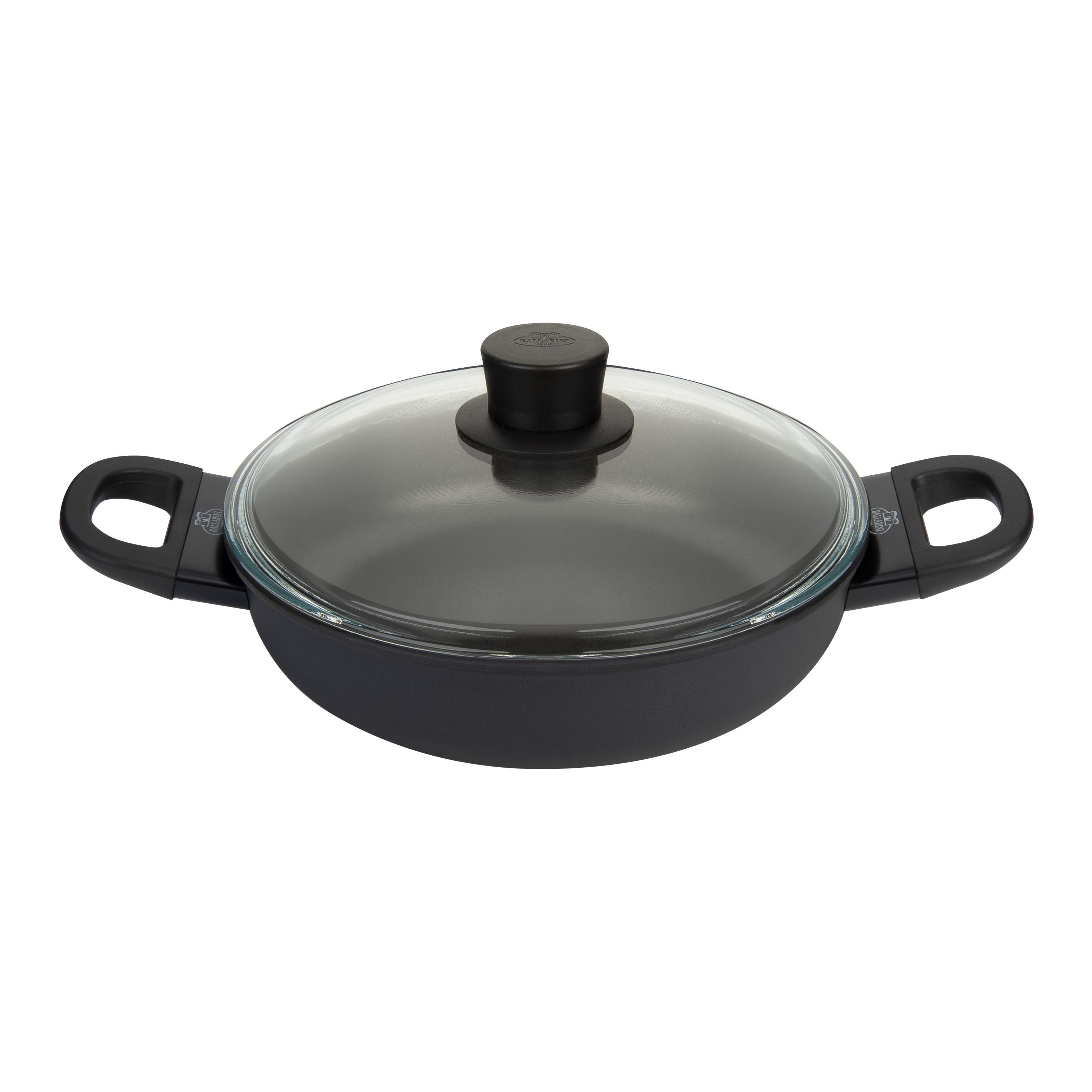 Ballarini Servierpfanne mit Glasdeckel 24cm AVOLA in Farbe Schwarz