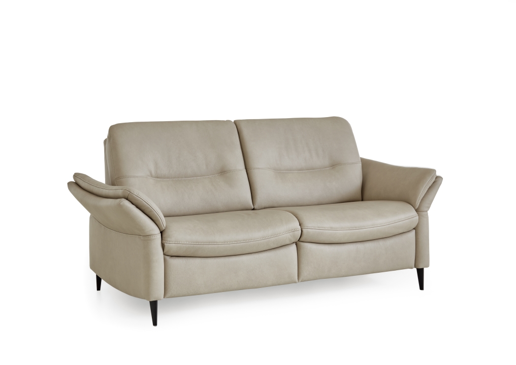 Hukla Polstergarnitur HU-SF24080 in Leder Doppio pearl Polstergarnitur, Couch, Mobiliar, Kissen, Dekoration für Zuhause, Stuhl
