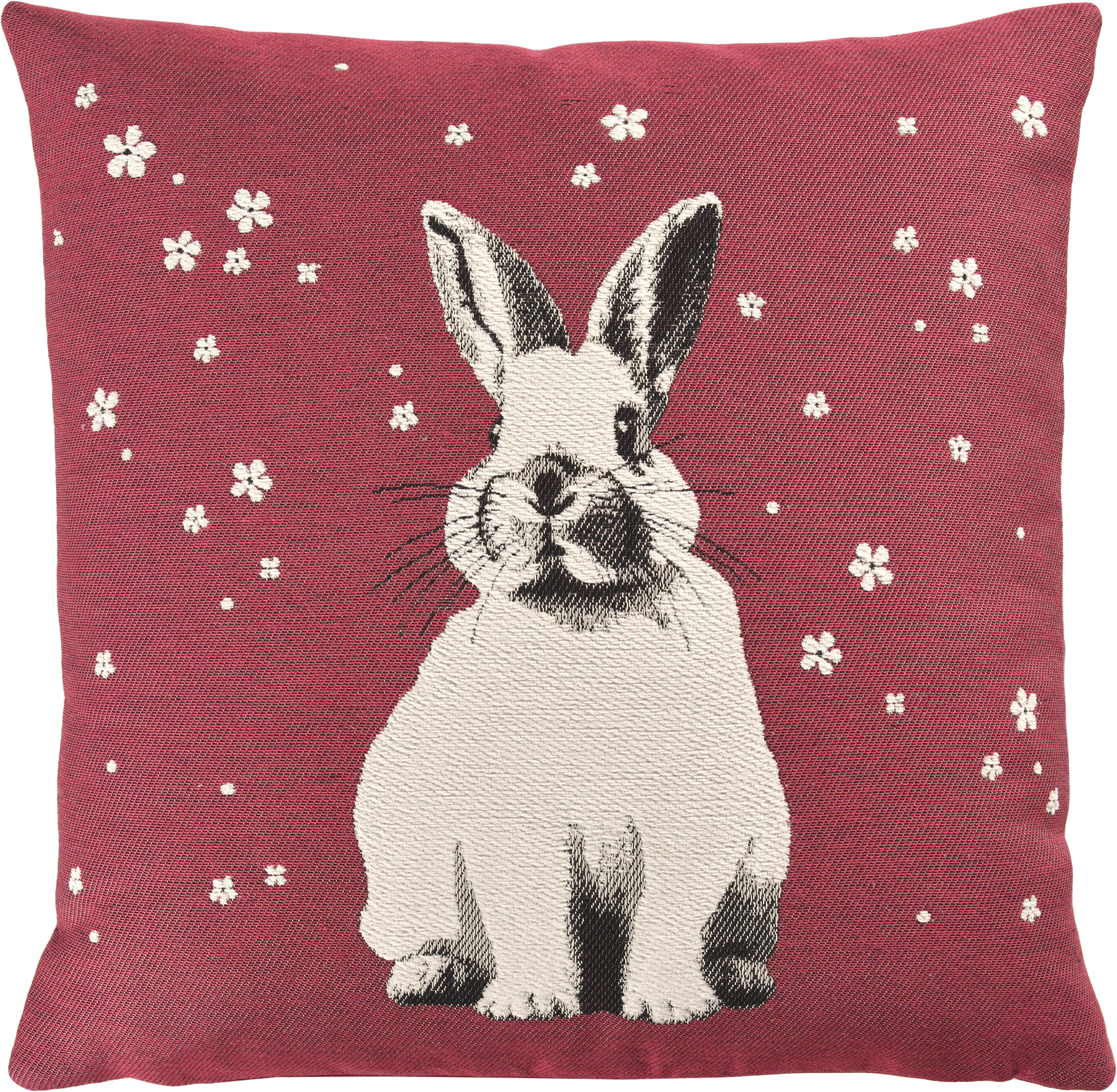 Sander Kissenhülle HARRY ca. 45x45cm in Farbe pink Sander Kissenhülle HARRY ca. 45x45cm in Farbe pink, Kissen, Kissenbezug, Hase, Wollstoff, Winterdeko