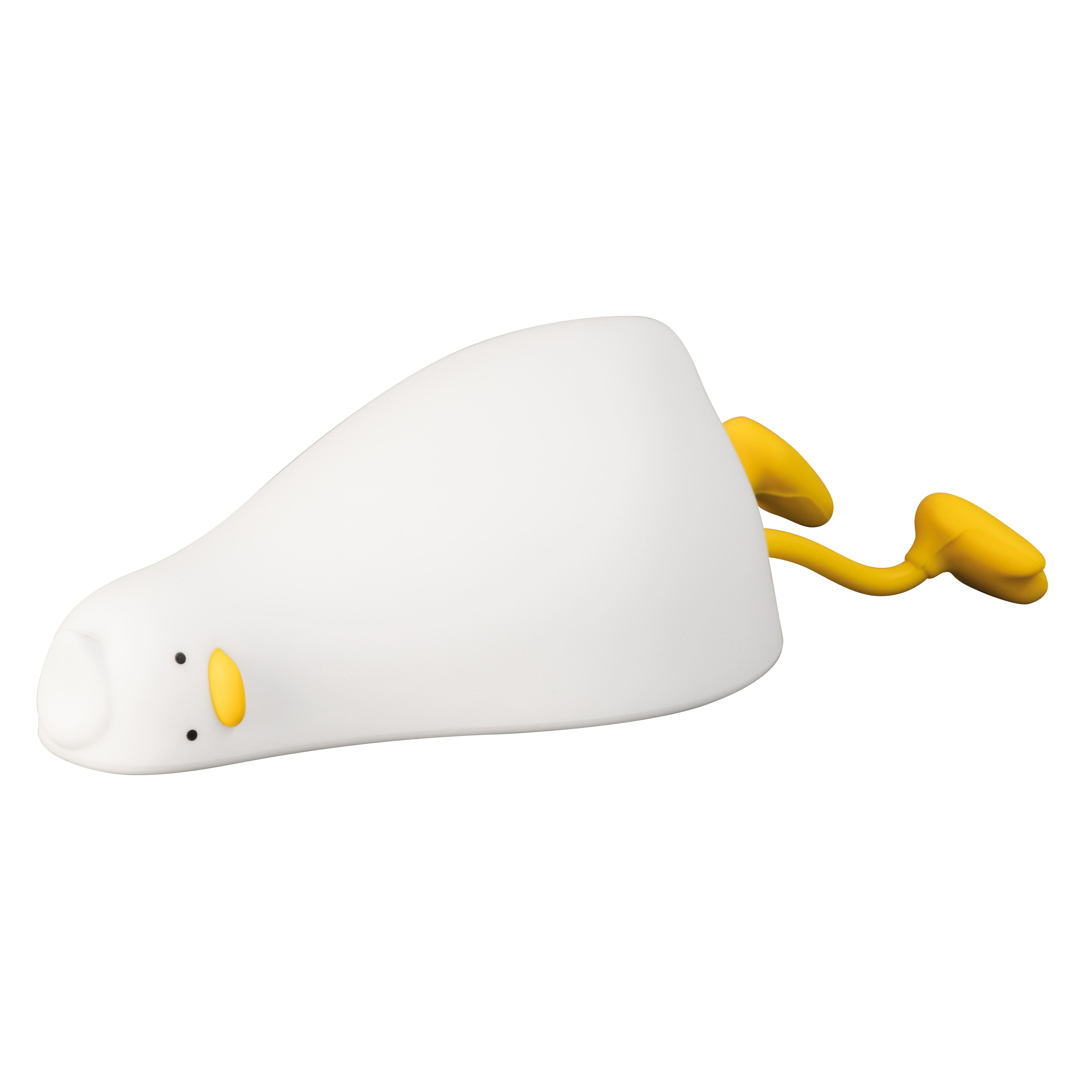 FH Lighting LED-Tischleuchte LESLEY in Silikon weiß FH Lighting LED-Tischleuchte LESLEY in Silikon weiß, Plüschfigur, Meeresbewohner, Qualle, weiß, gelb