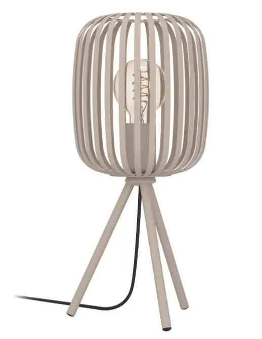 Eglo Leuchten Tischleuchte ROMAZZINA in Stahl sandfarben