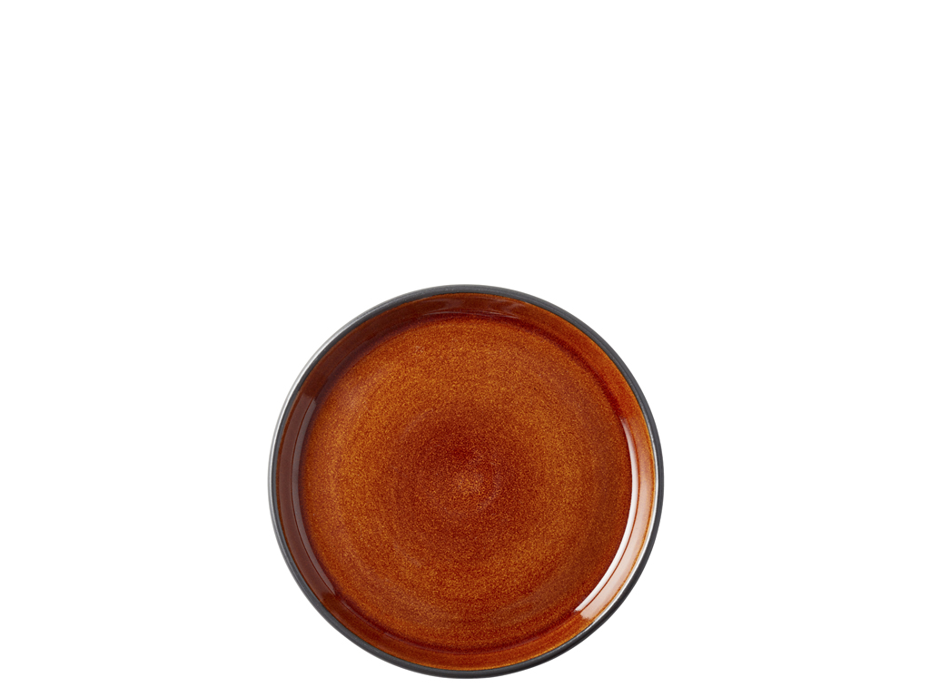 BITZ Teller 17 cm in Farbe schwarz/amber