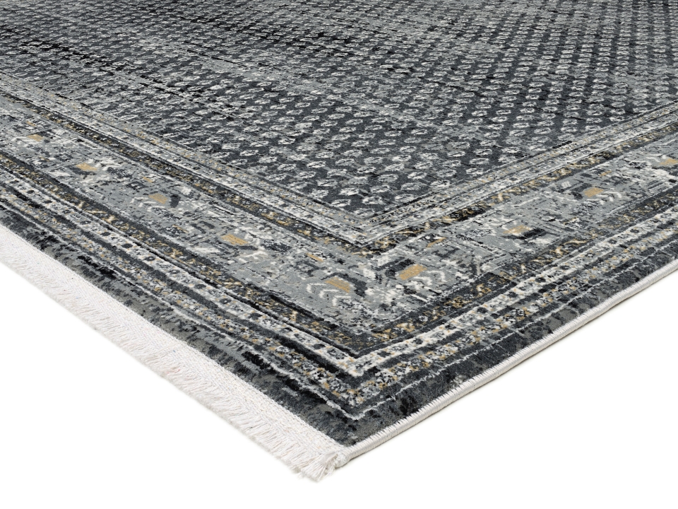OCI Webteppich ca. 160 x230cm in Farbe dunkelgrau