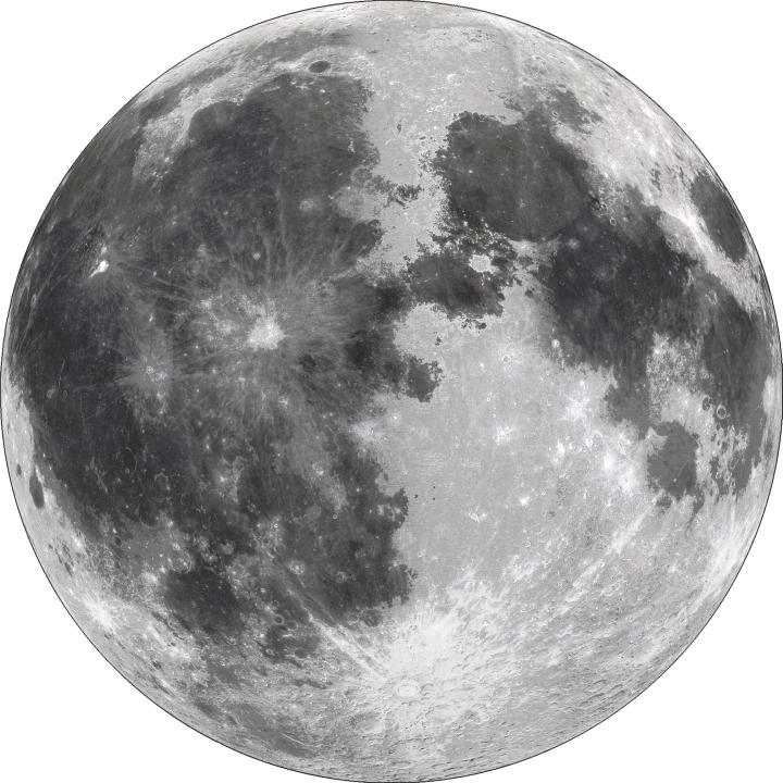 ProArt Alu-Art rund Ø 98cm The Moon ProArt Alu-Art rund Ø 98cm The Moon