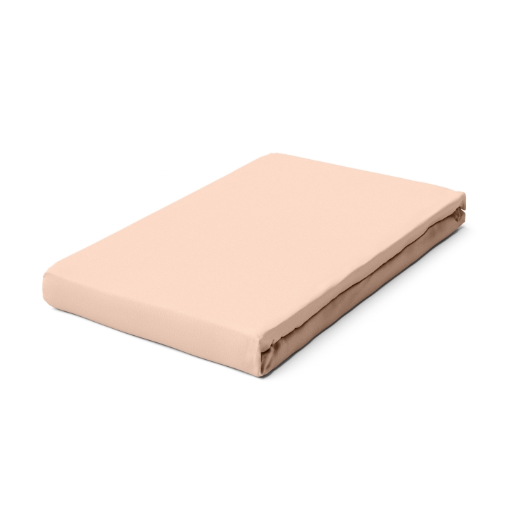 Schlafgut Pure Boxspring Spannbettlaken ca. 140x200-160x220cm in Farbe Red Light