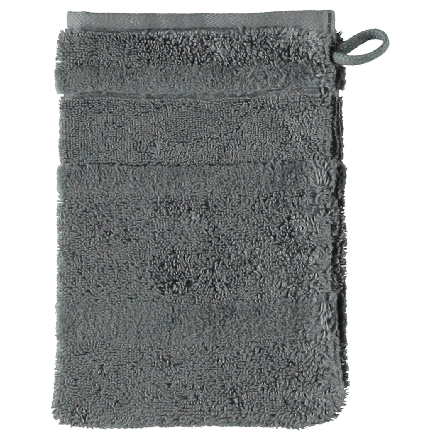 Cawö Waschhandschuh NOBLESSE² 16x22cm in Farbe anthrazit