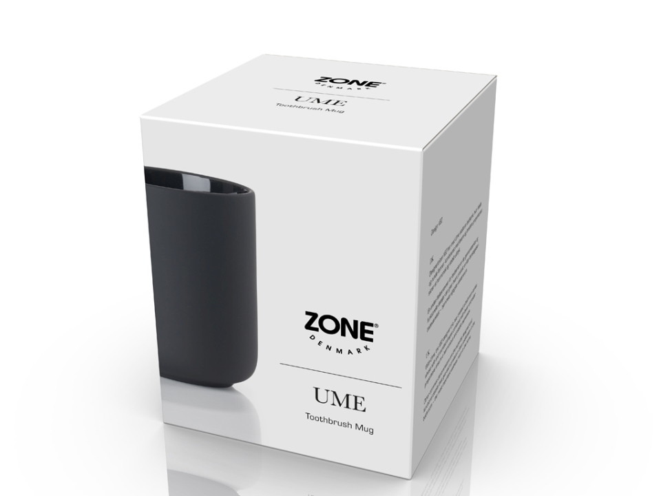 Zone Denmark Zahnbürstenbecher 8,3 cm in Farbe black