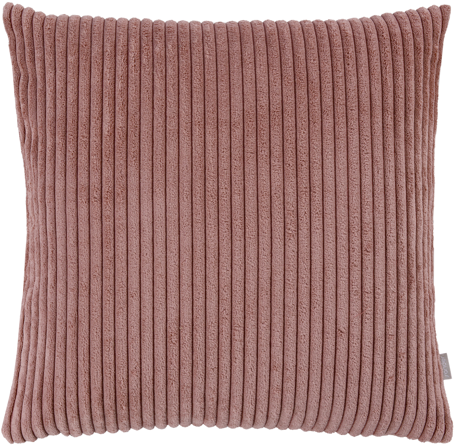 Sander Kissenhülle KING ca. 70x70cm in Farbe dusty rose, Kissen, Kissenbezug, Loungewicht, Mikrofaser, Rippstruktur