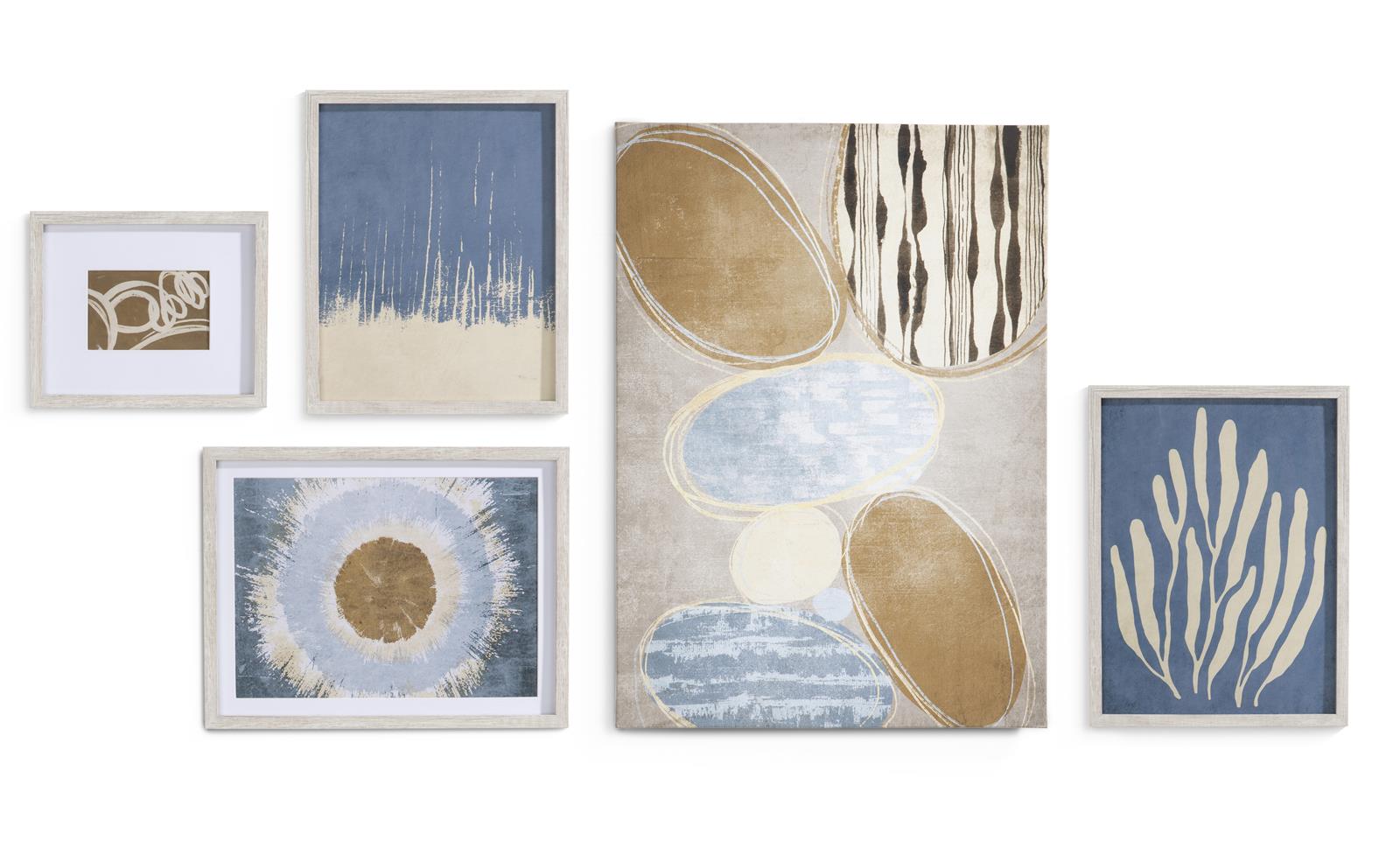 Coco Maison Bilder-Set Sea stories 5-teilig 48119-MCL