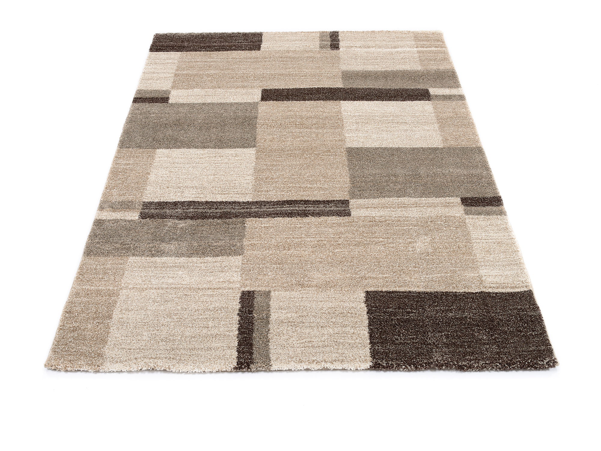 OCI Frisé-Teppich ca. 140x200cm in Farbe beige-braun
