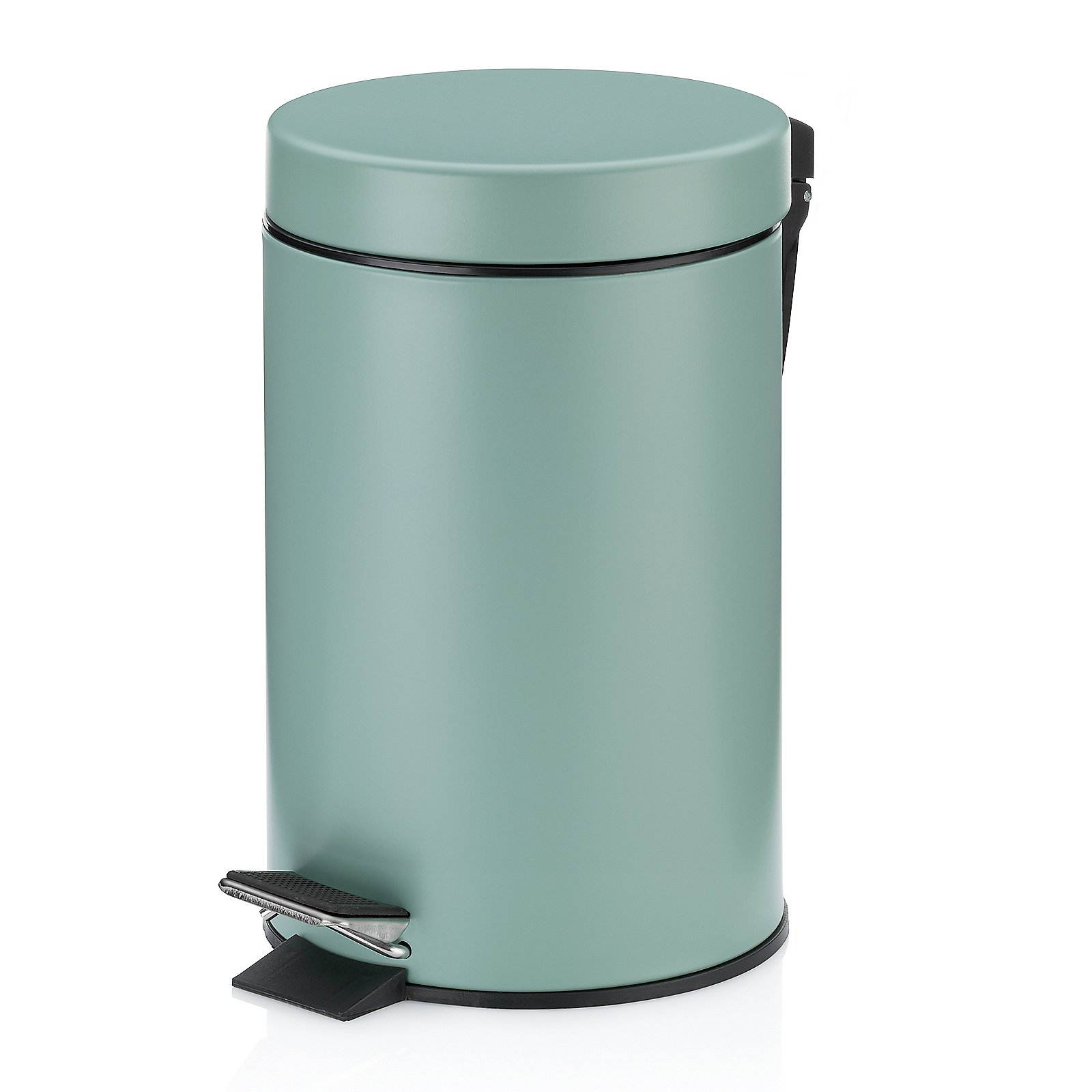 Kela Kosmetikeimer Monaco ROSE in Jadegrün matt, Zinn, Kann, Mülleimer, Flasche, Shaker