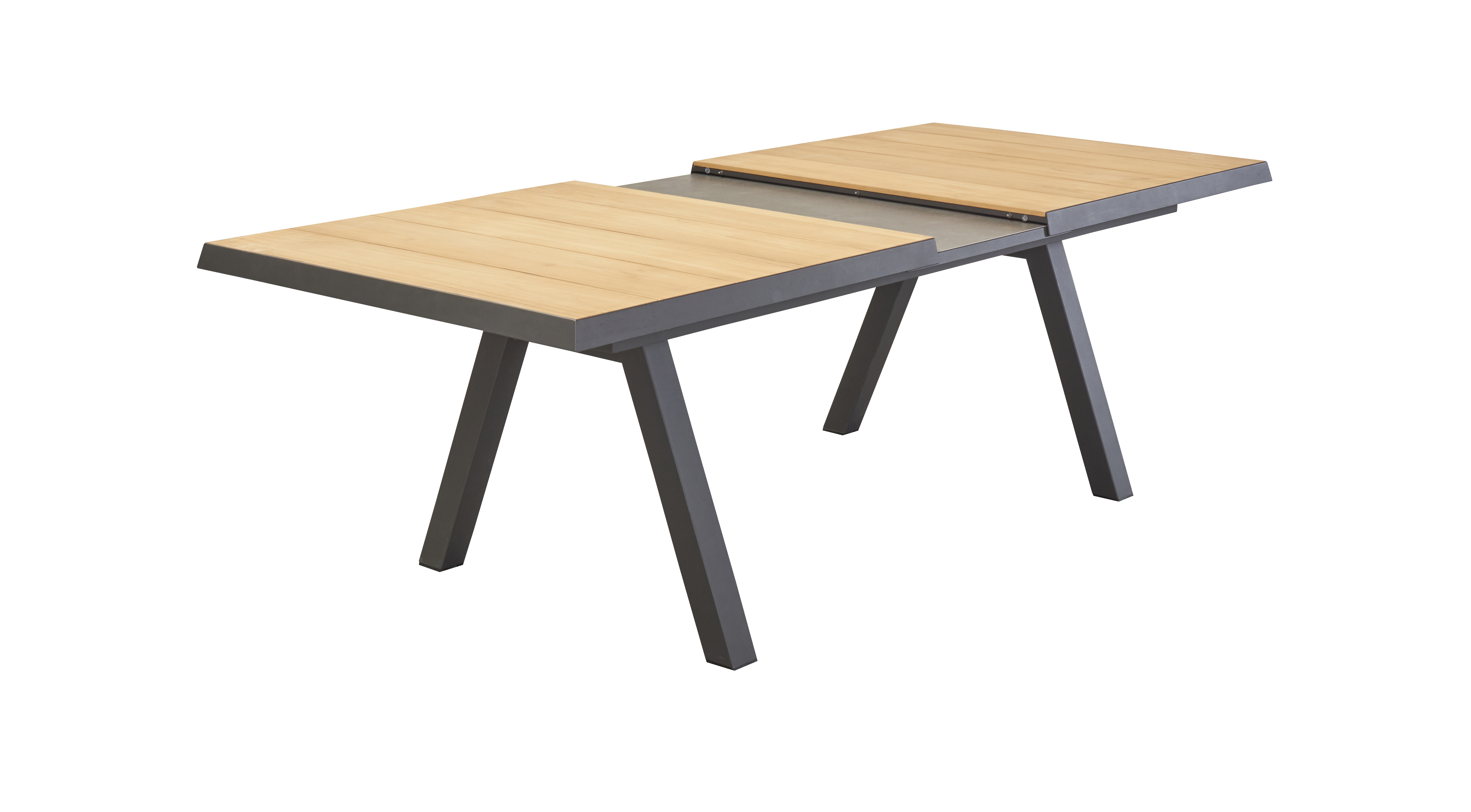 L.C. Wholsaler Ausziehtisch Kumasi mit Platte aus Teak natur, Moebel, Tabelle, Esstisch, Schreibtisch, Kaffeetisch