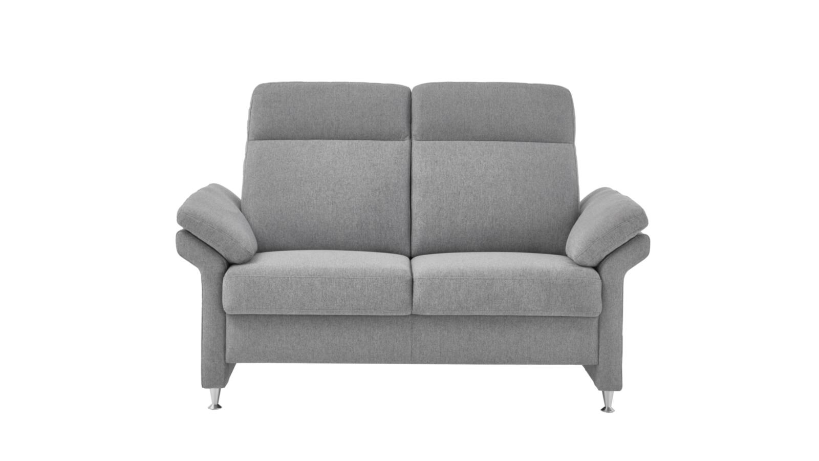 Carina 2-Sitzer Sofa PRIMUS ca. B156 H103 T89 cm in Stoff Mono light grey PG 2/6 Carina 2-Sitzer Sofa PRIMUS ca. B156 H103 T89 cm in Stoff Mono light grey PG 2/6, Moebel, Stuhl, Couch, Sessel
