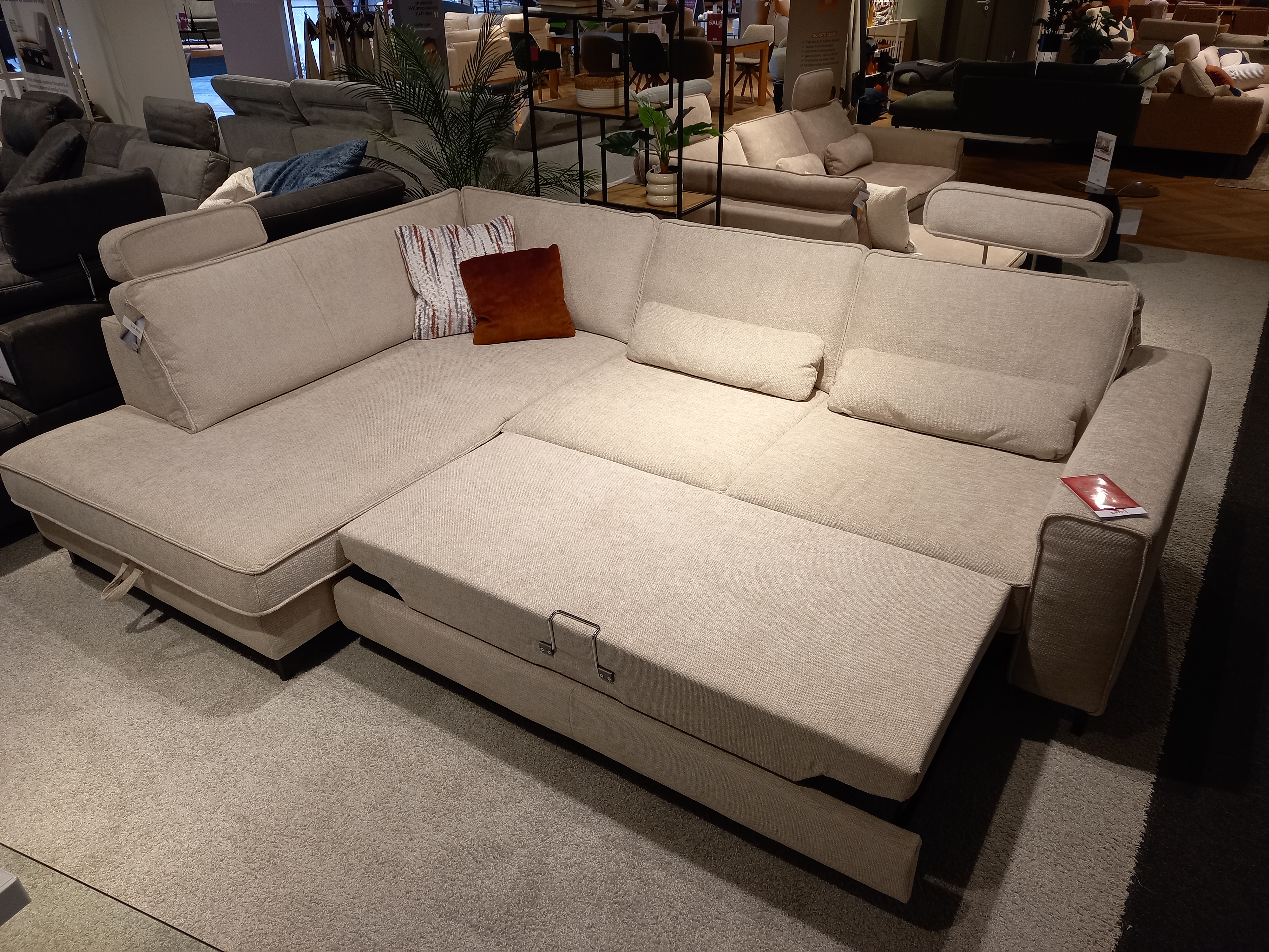 Polsterecke MM-MP1201 in Stoff Harry natur Pg.02