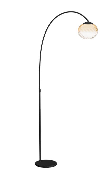 Eglo Leuchten Stehlampe PANTOJA in schwarz/amber Eglo Leuchten Stehlampe PANTOJA in schwarz/amber
