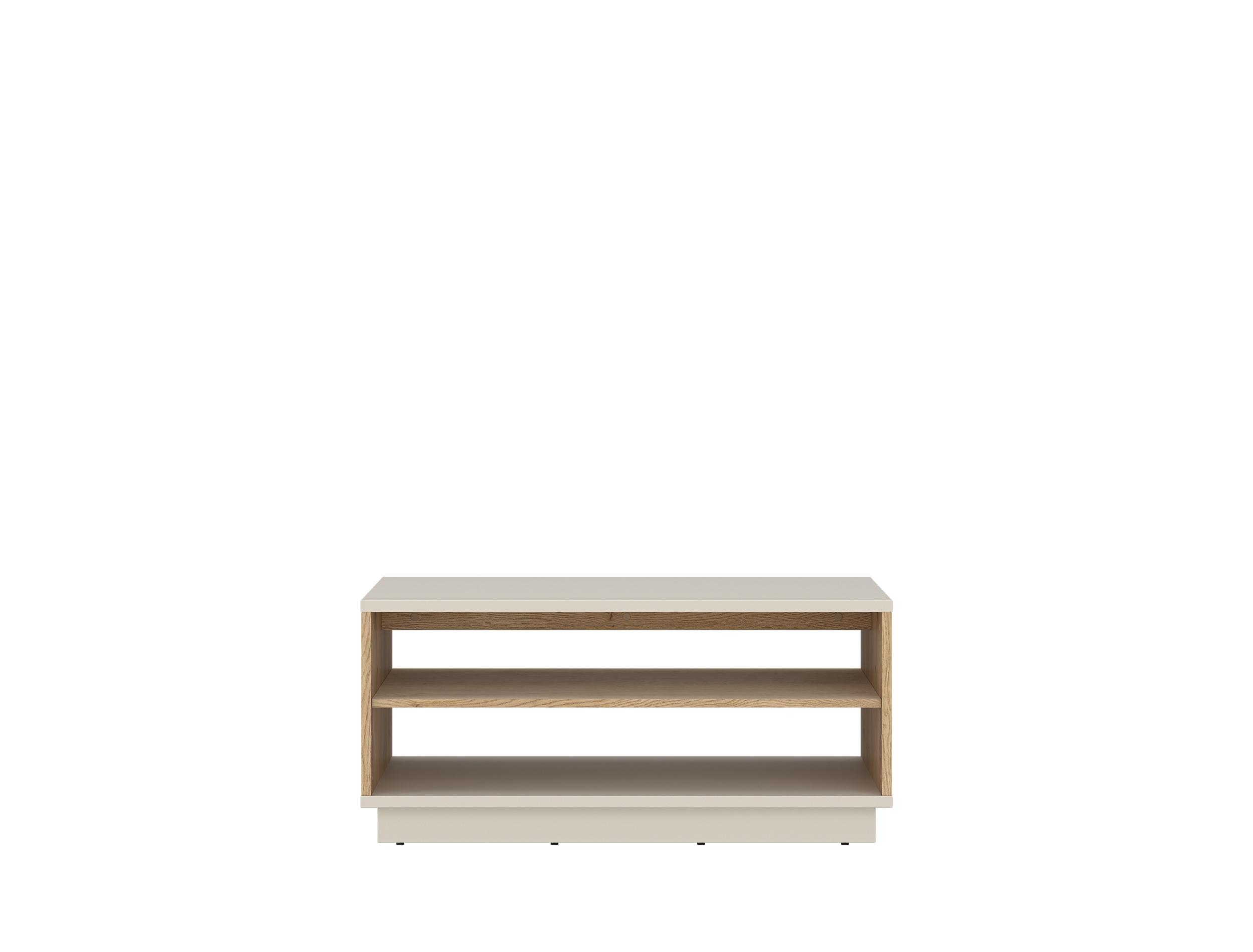 Couchtisch MOSANO ca. B100 H46,5 T65 cm in Cashmere, Cremona Eiche, Kaffeetisch, Mobiliar, Tabelle, Regal