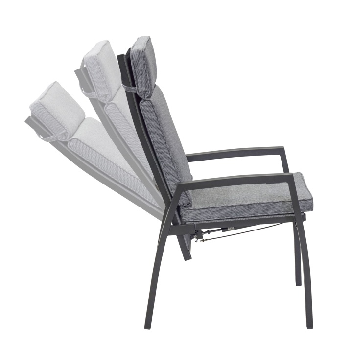 Positionsstuhl SONDRINO in Schwarz, Moebel, Stuhl, Kissen, Dekoration für Zuhause