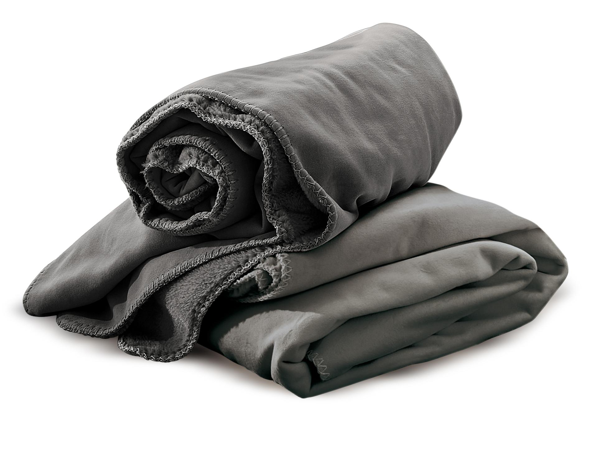 Irisette Wende-Kuscheldecke COVER ca. 150x200cm in Farbe grafit
