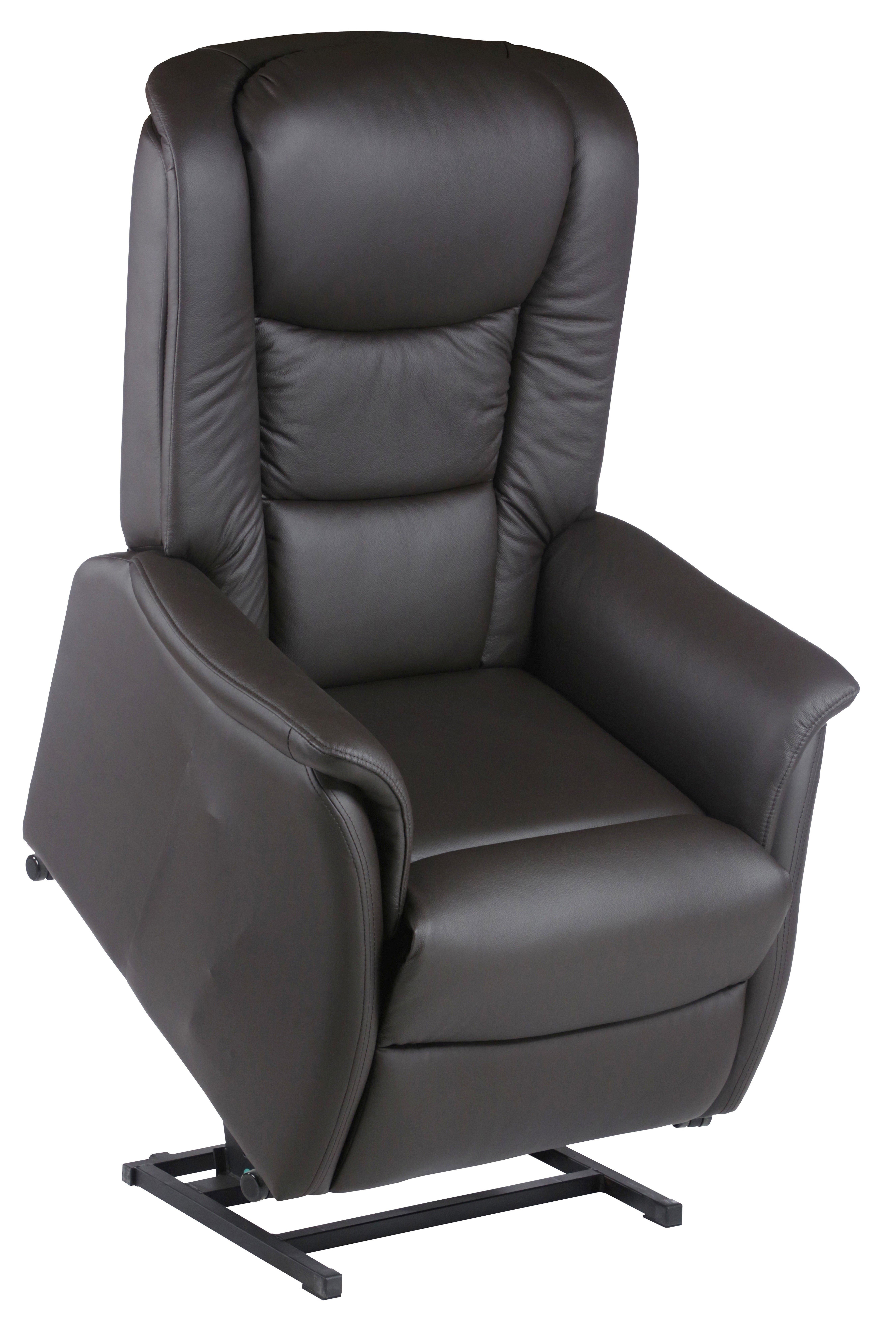 Duo Collection TV-Sessel Ponza in Leder schokolade inkl. Motor