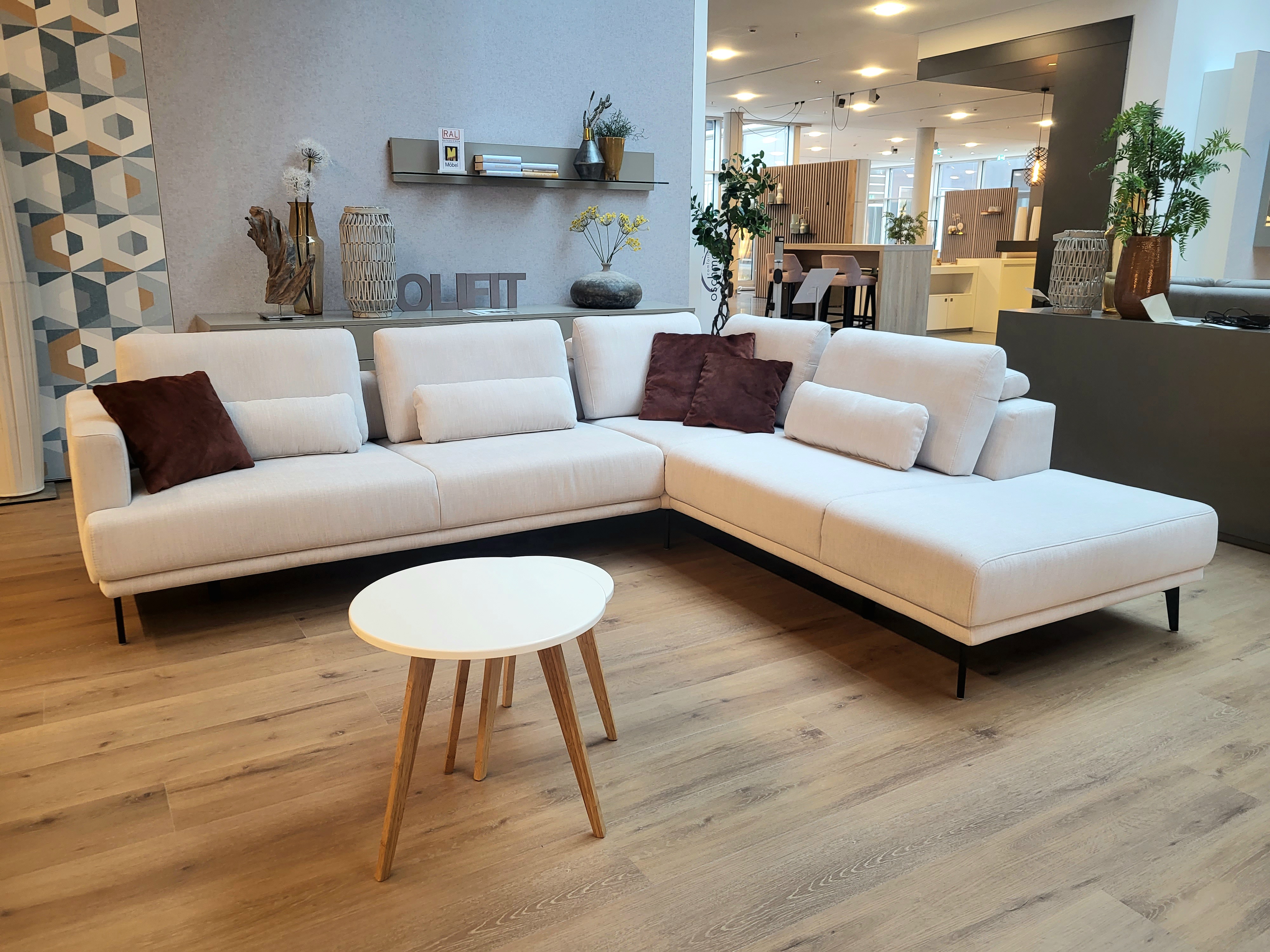 Interliving Polsterecke IL 4450 in Stoff Longlife Easy ecru, Moebel, Couch, Pflanze, Dekoration für Zuhause, Stuhl