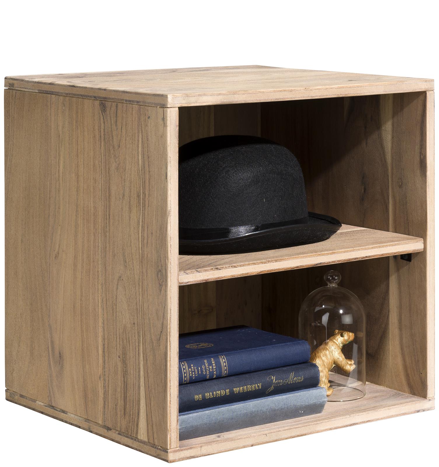 Henders & Hazel Box Vincent in Holzfarben, holzbox, regal, hocker, holzschrank, aufbewahrung