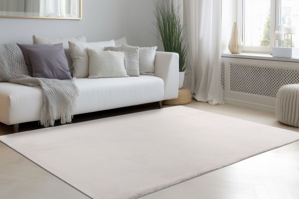 Webteppich SPIRIT ca. 120x170cm in Farbe silver Webteppich SPIRIT ca. 120x170cm in Farbe silver, Teppich, Flächenteppich, Beige, Neutral, Wohnzimmer