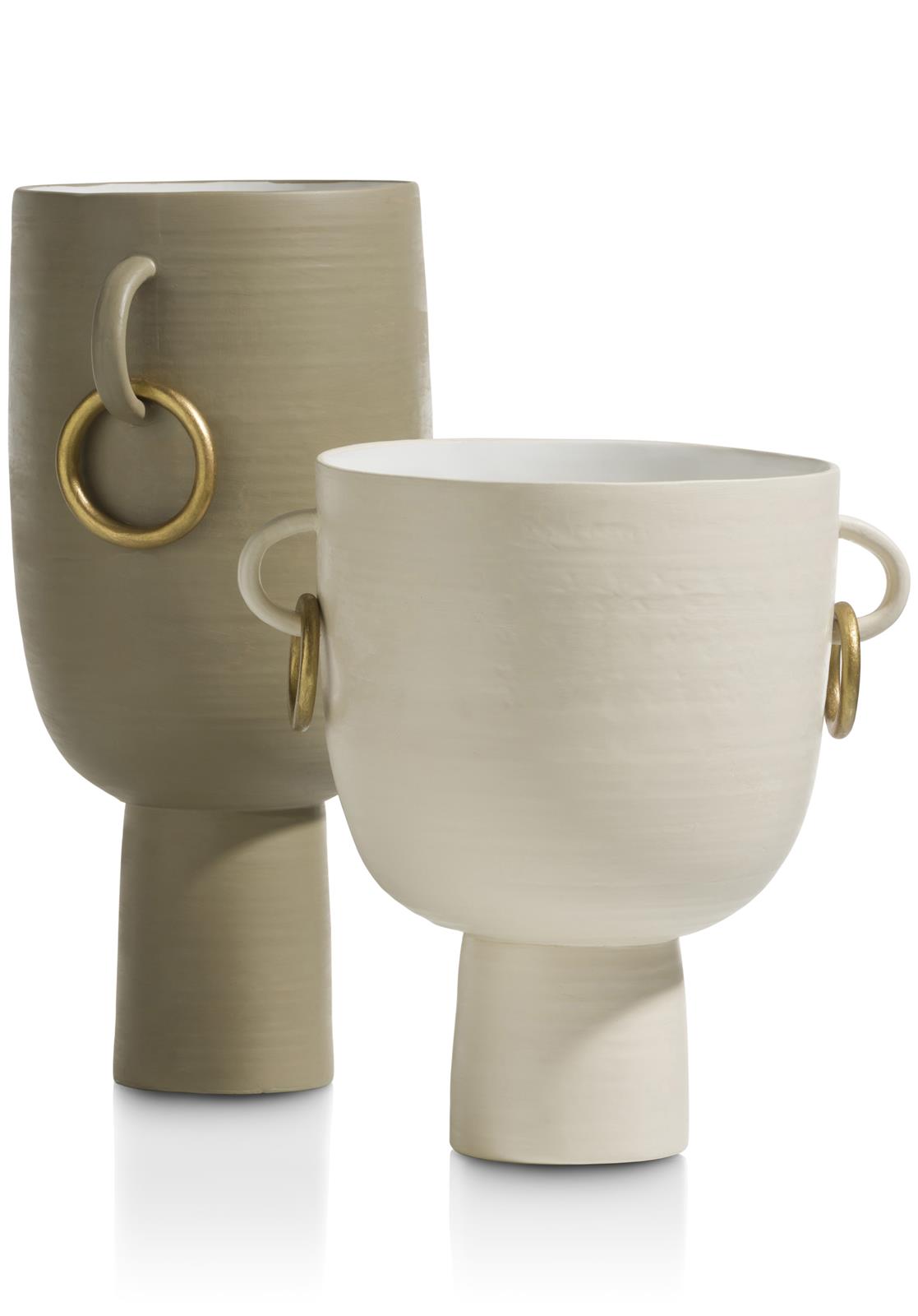 Coco Maison Presley Vase H34cm 48022-BEI
