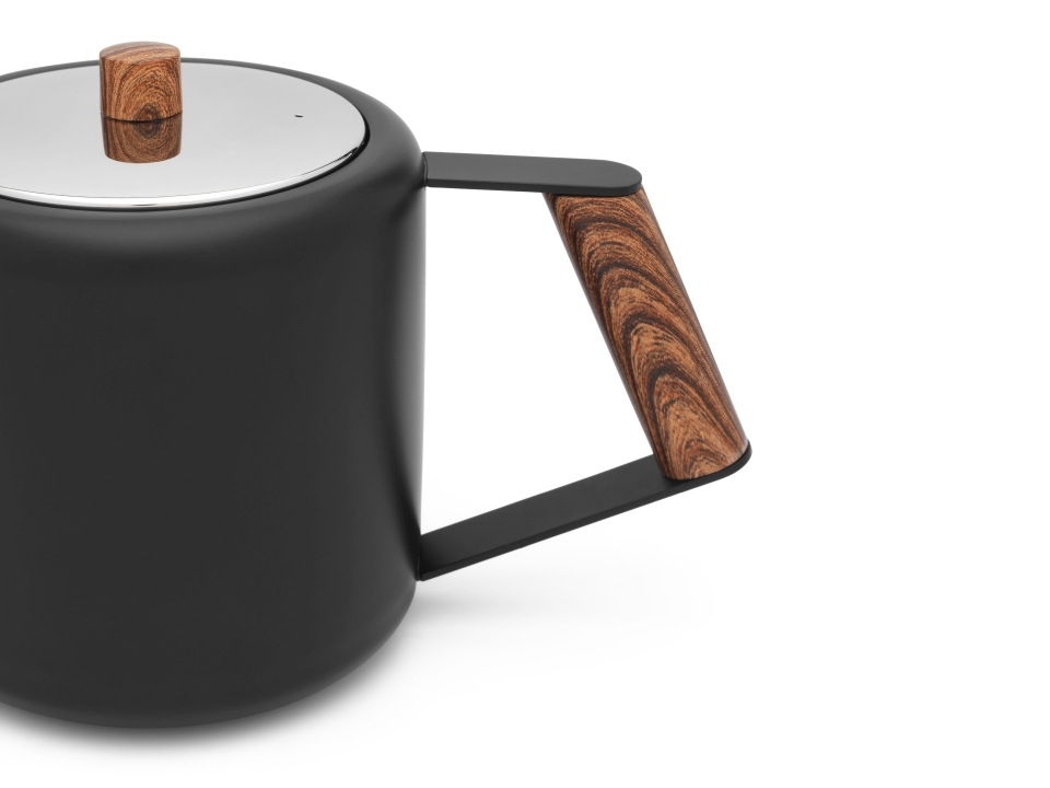Bredemeijer Teekanne Duet Design Boston 1,1 Liter in Farbe schwarz 