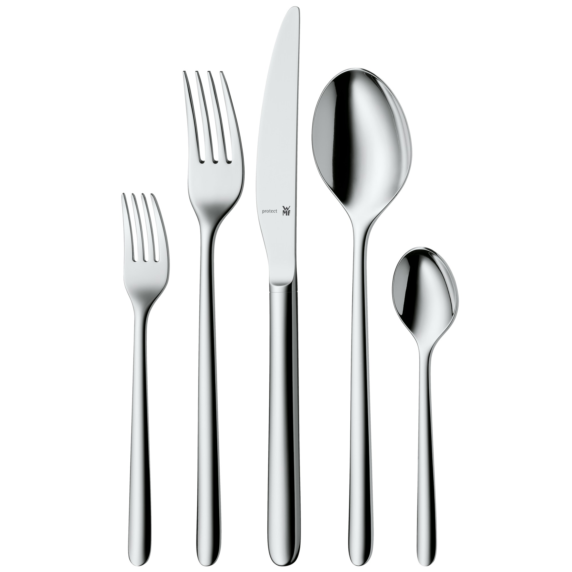 WMF Flame Plus Besteck-Set, 30-teilig in poliertem Edelstahl WMF Flame Plus Besteck-Set, 30-teilig in poliertem Edelstahl