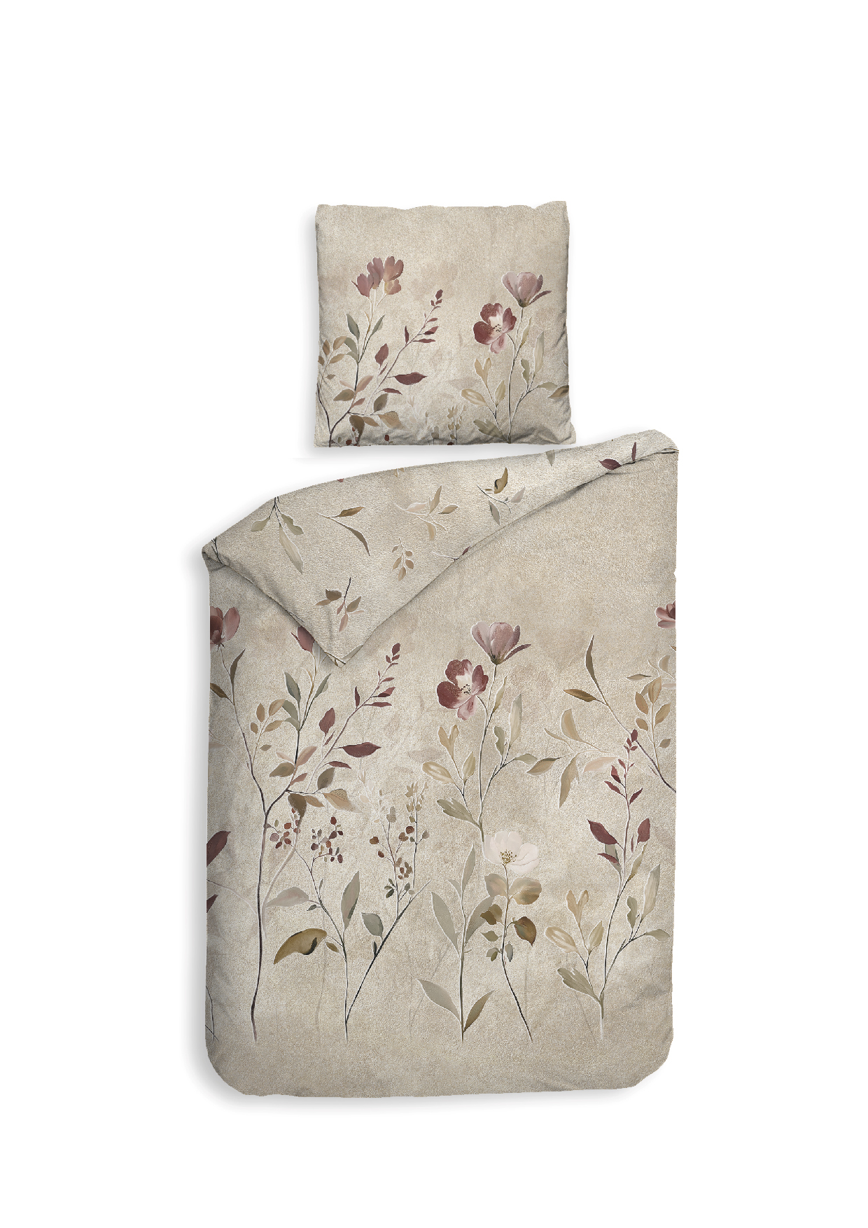 Bettwäsche Caterina 135x200 cm CATERINA 135 x 200 cm in Natural Bettwäsche Caterina 135x200 cm CATERINA 135 x 200 cm in Natural, Bettwäsche, Deckbett, Kissenbezug, Florales Muster, Beige Töne