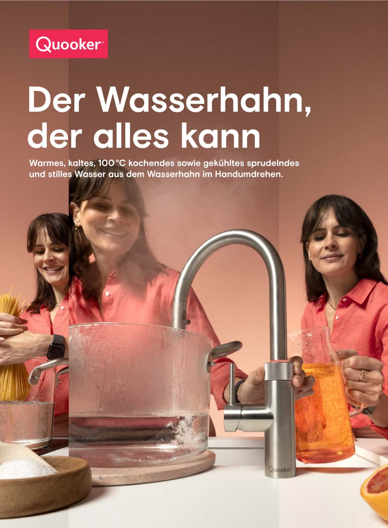 Quooker Werbung, Person