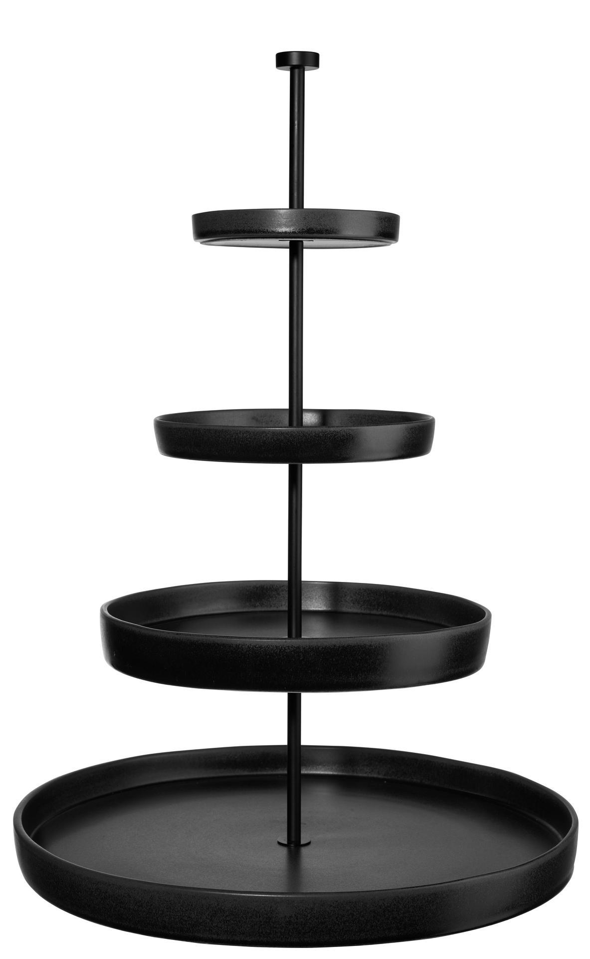 ASA Selection Etagere GRANDE in Farbe schwarz matt, Ablage, Mobiliar, Stand