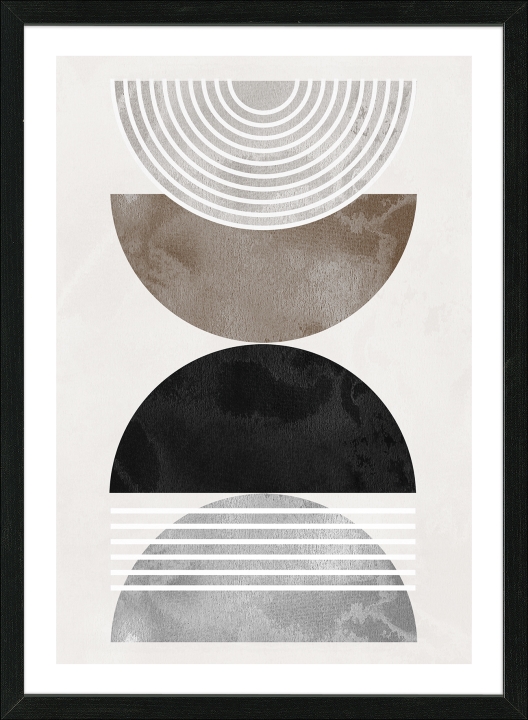 ProArt Framed-Art Scandic Living 55x75cm Lines And Shapes III ProArt Framed-Art Scandic Living 55x75cm Lines And Shapes III