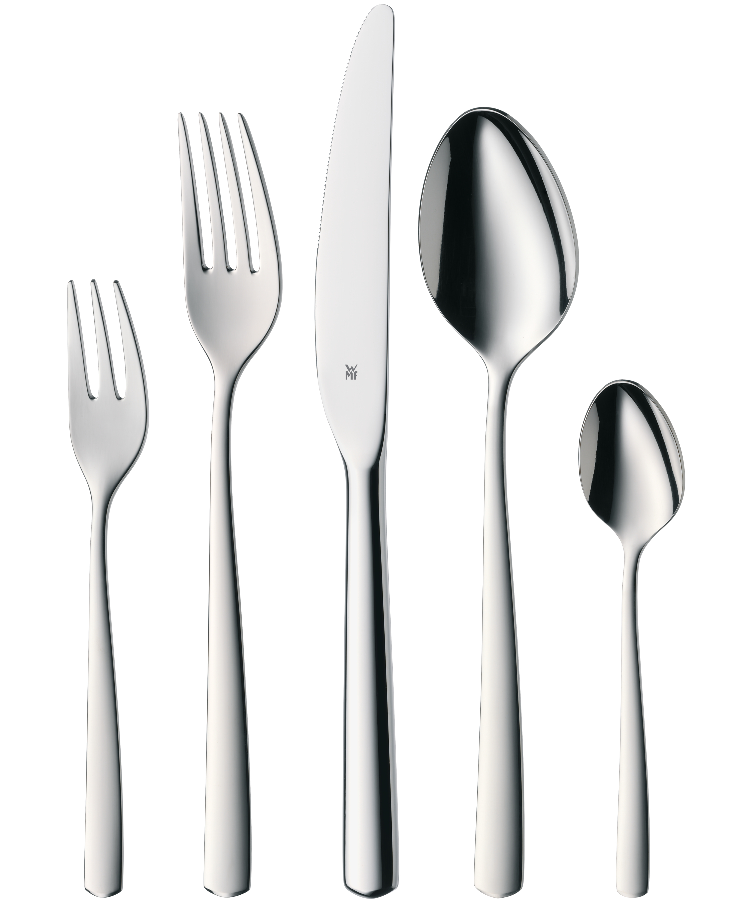 WMF Boston Besteck-Set, 30-teilig in poliertem Edelstahl