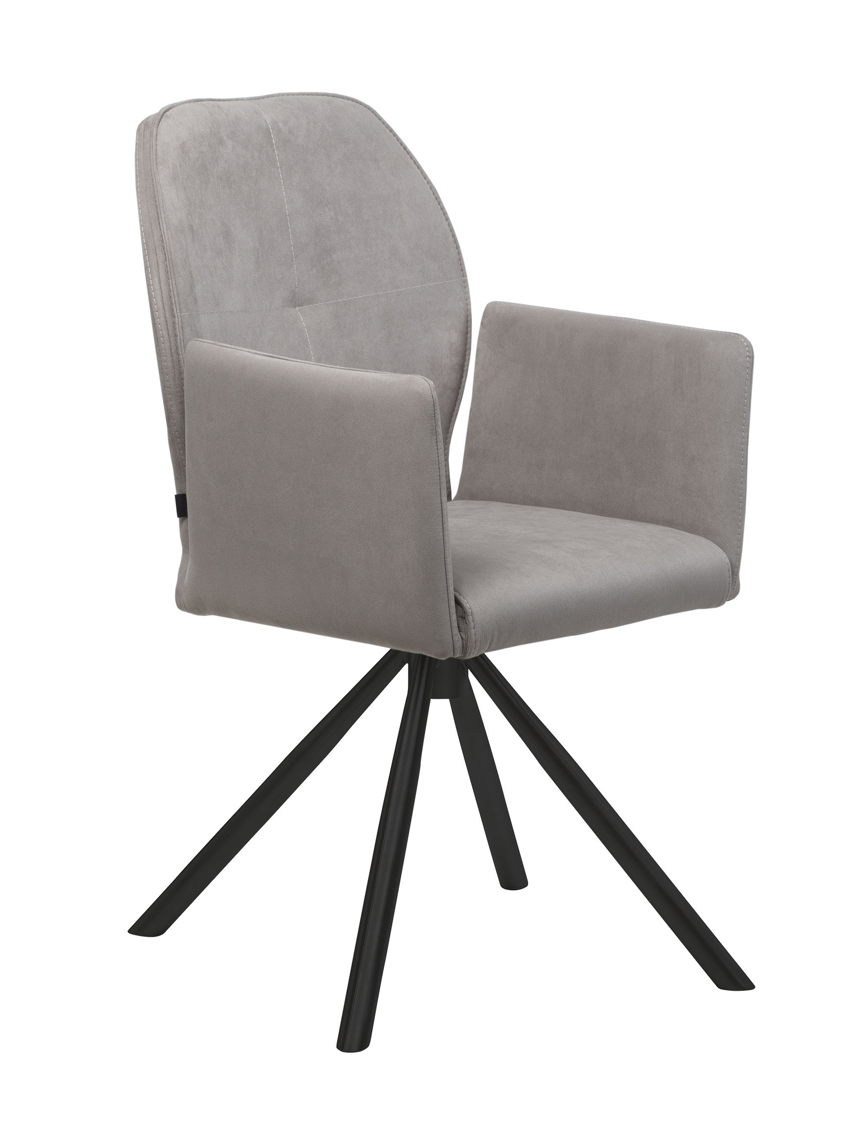 Interliving Armlehnstuhl IL5104 in Sitz Microfaser grau